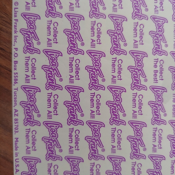 Lisa Frank Stickers - Picture 2 of 2